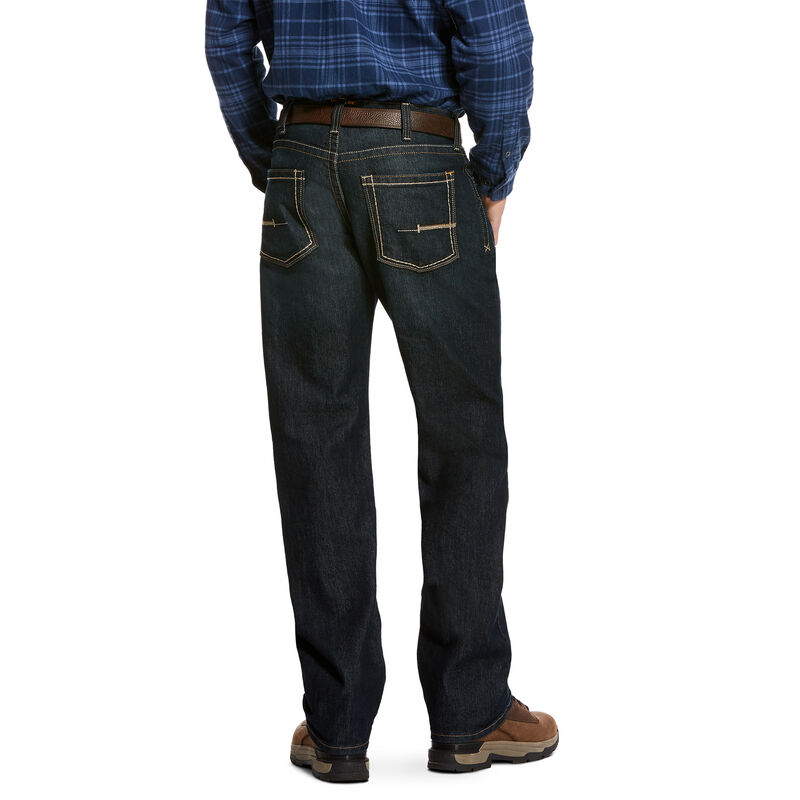 Ariat Work: Rebar M5 Slim DuraStretch Fashion Stackable Straight Leg Pantalones Vaqueros Hombre - Az